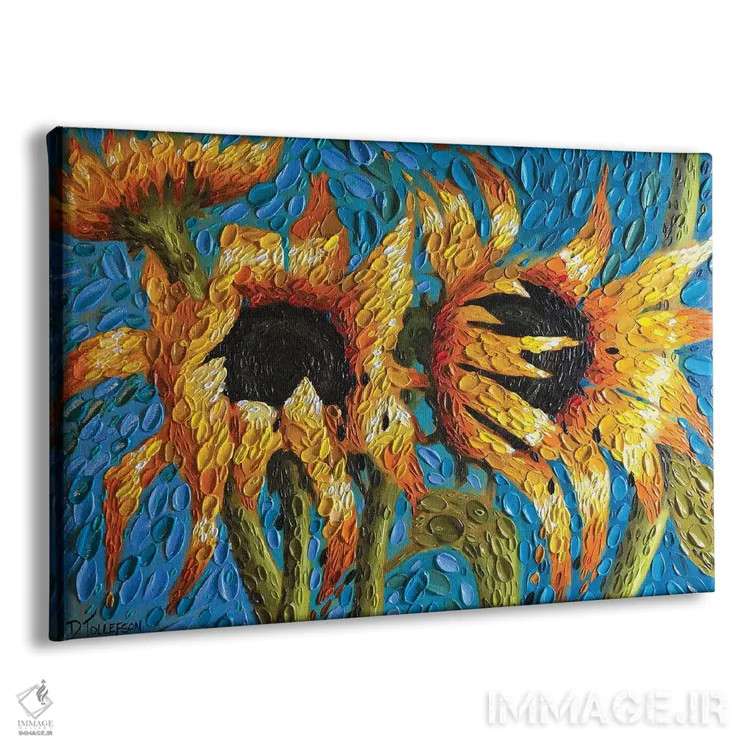 تابلو رویای فیروزهای اثر دنا تولفسون - نمای پرسپکتیو محصول