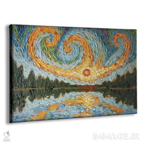 تابلو آسمان لیدیا اثر دنا تولفسون - نمای پرسپکتیو محصول