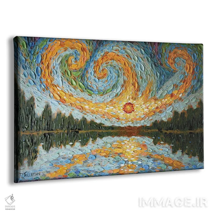 تابلو آسمان لیدیا اثر دنا تولفسون - نمای پرسپکتیو محصول