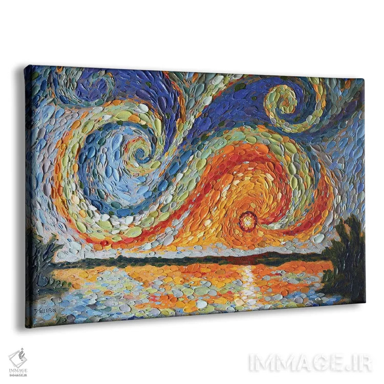 تابلو پیدایش، روز چهارم اثر دنا تولفسون - نمای پرسپکتیو محصول