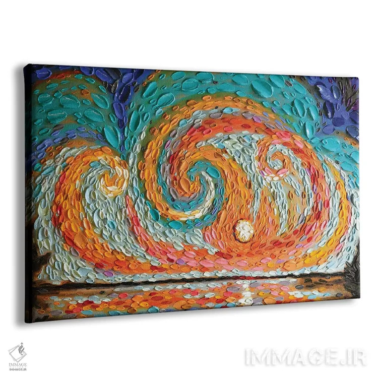 تابلو آسمان ایلی اثر دنا تولفسون - نمای پرسپکتیو محصول