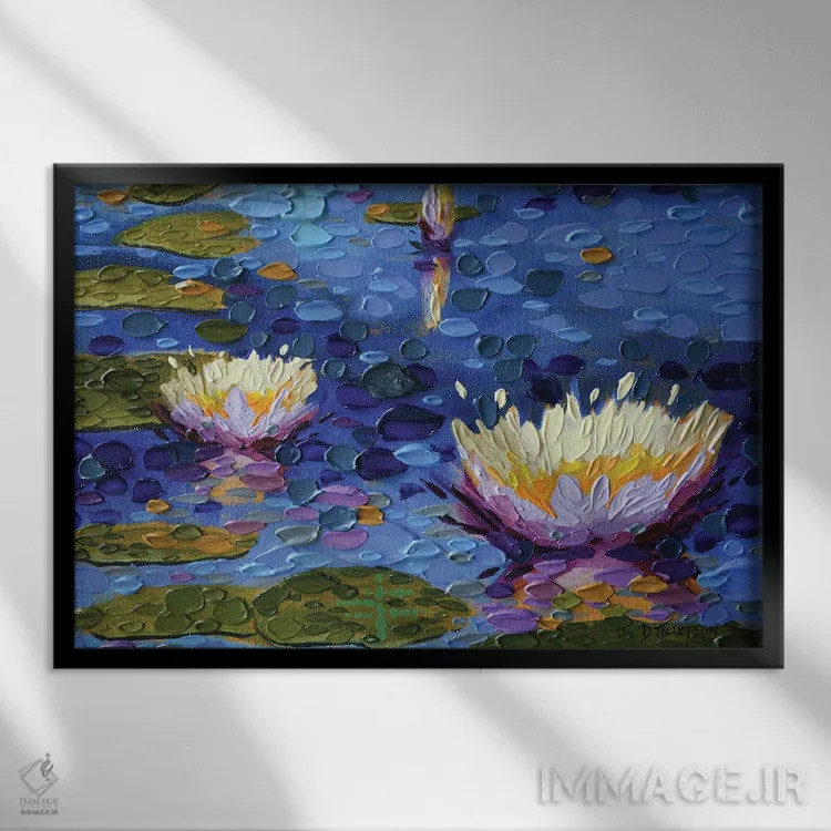 تابلو روز نو اثر دنا تولفسون - نمای قابدار مشکی