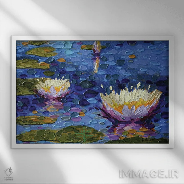 تابلو روز نو اثر دنا تولفسون - نمای قابدار سفید