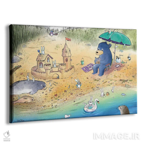 تابلو روز ساحلی هر روز اثر دن تاویس - نمای پرسپکتیو محصول