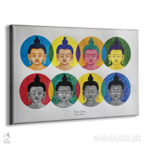 تابلو تنوع هستی اثر دیانا تیتووا - نمای پرسپکتیو محصول