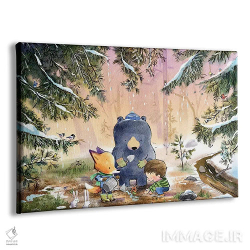 تابلو در پایان زمستان اثر دن تاویس - نمای پرسپکتیو محصول