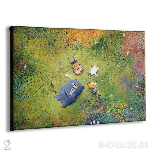 تابلو اندیشههای بهاری اثر دن تاویس - نمای پرسپکتیو محصول