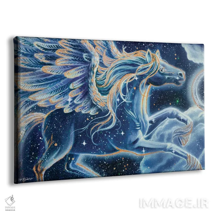 تابلو صورت فلکی پگاسوس اثر دکوتا دیتویلر - نمای پرسپکتیو محصول