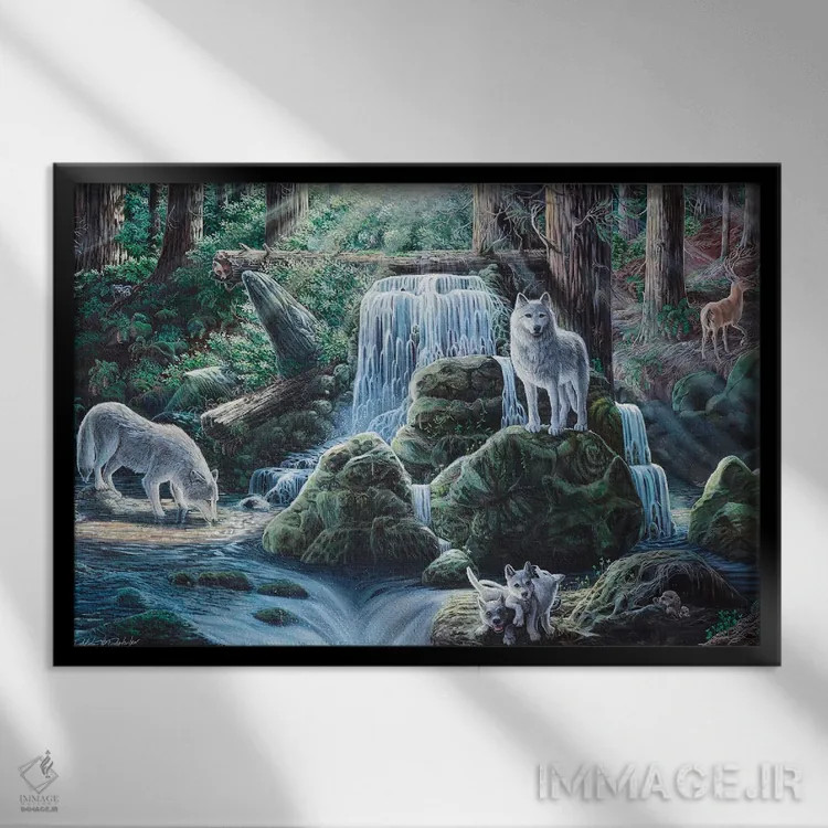 تابلو ارواح (معنویات) اثر دکوتا دیتویلر - نمای قابدار مشکی