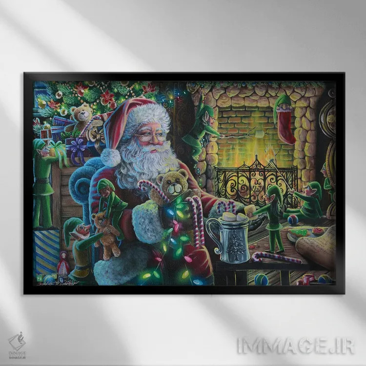 تابلو شیطنت اثر دکوتا دیتویلر - نمای قابدار مشکی