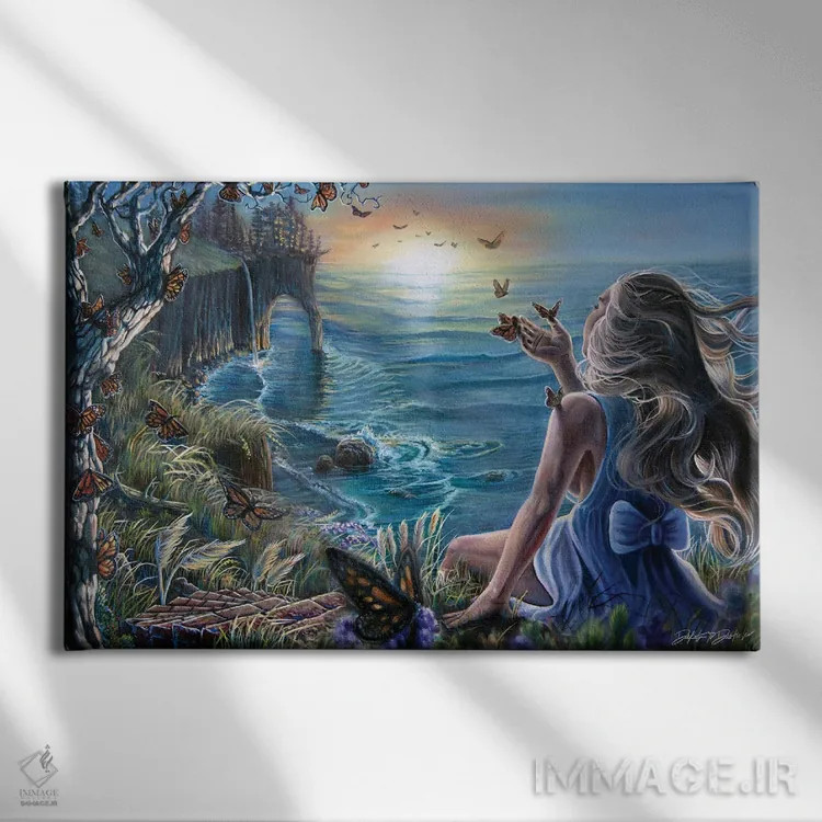 تابلو افکار واقعیت دارند اثر دکوتا دیتویلر - نمای روبهرو روی دیوار