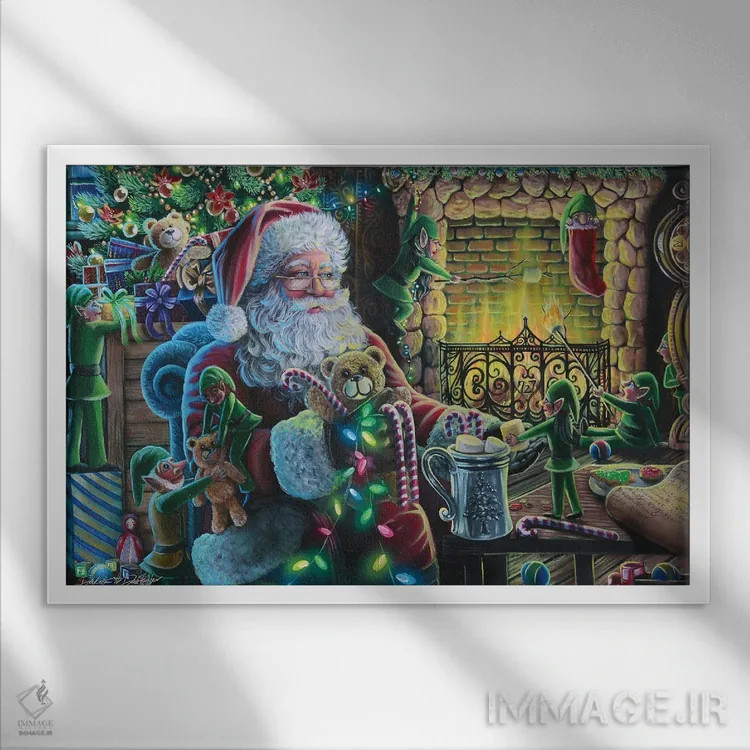 تابلو شیطنت اثر دکوتا دیتویلر - نمای قابدار سفید