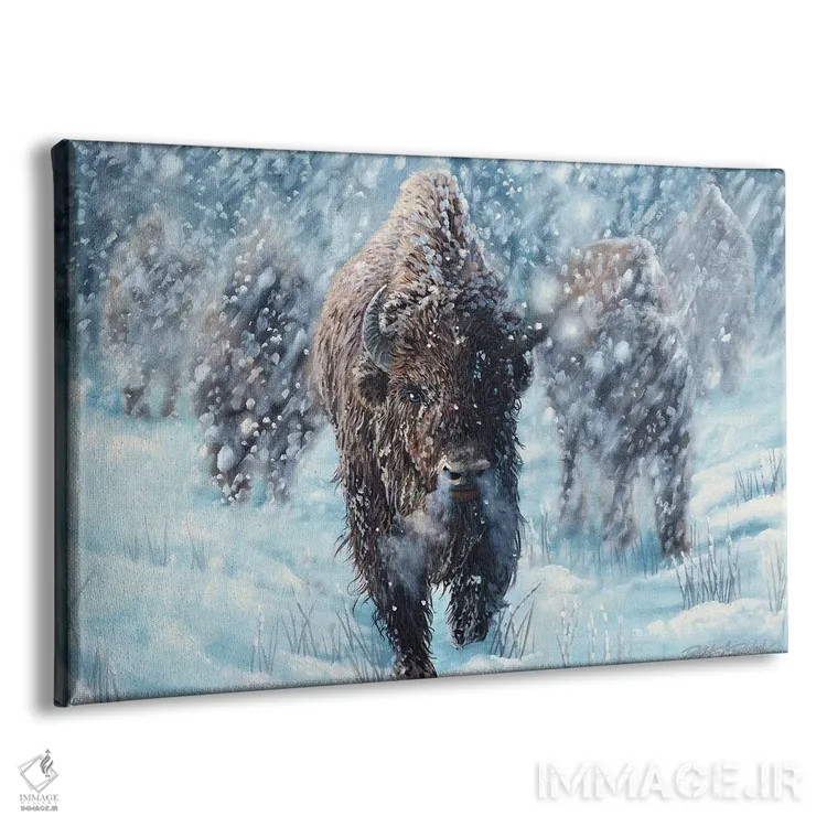 تابلو مثل بوفالو باش اثر دکوتا دیتویلر - نمای پرسپکتیو محصول