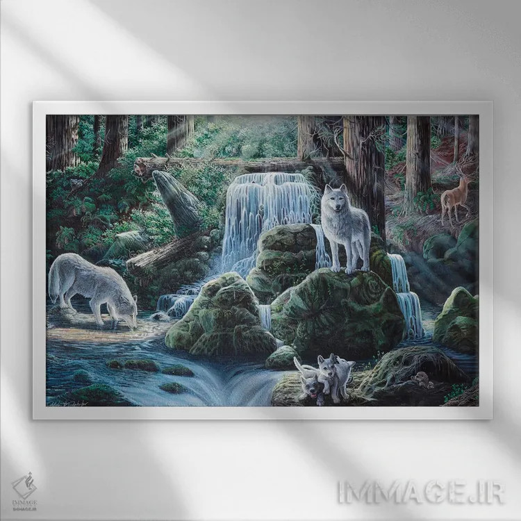 تابلو ارواح (معنویات) اثر دکوتا دیتویلر - نمای قابدار سفید