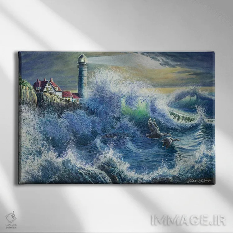 تابلو فانوس امید اثر دکوتا دیتویلر - نمای روبهرو روی دیوار