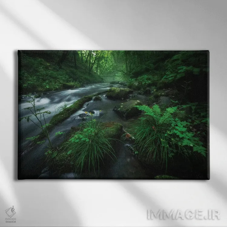 تابلو تابستان در ژاپن چهاردهم اثر دایسوکه اوئهماتسو - نمای روبهرو روی دیوار