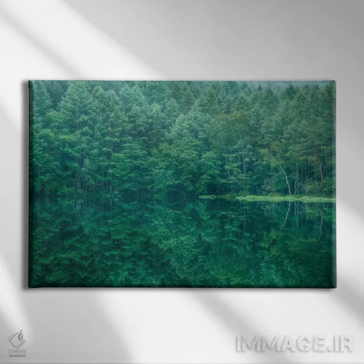 تابلو تابستان در ژاپن بیست و پنجم اثر دایسوکه اوئهماتسو - نمای روبهرو روی دیوار