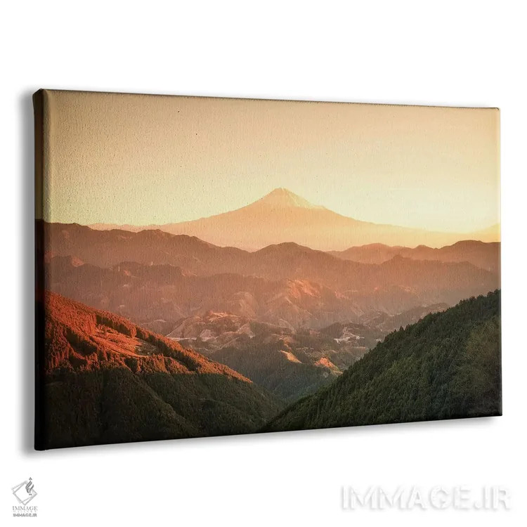 تابلو کوه فوجی سه اثر دایسوکه اوئهماتسو - نمای پرسپکتیو محصول