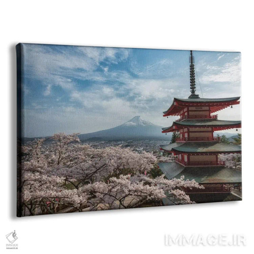 تابلو کوه فوجی سیزده اثر دایسوکه اوئهماتسو - نمای پرسپکتیو محصول