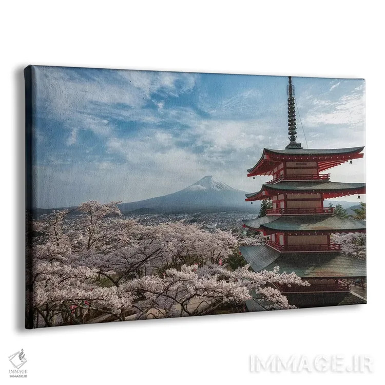 تابلو کوه فوجی سیزده اثر دایسوکه اوئهماتسو - نمای پرسپکتیو محصول