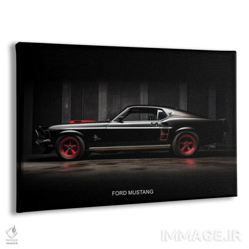 تابلو فورد موستانگ اثر دورو آرت (استودیو هنری) - نمای پرسپکتیو محصول