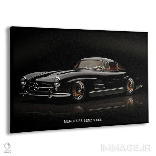 تابلو مرسدس بنز 300SL اثر دورو آرت (استودیو هنری) - نمای پرسپکتیو محصول