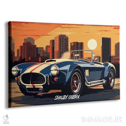 تابلو شلبی کبرا (کمیک) اثر دورو آرت (استودیو هنری) - نمای پرسپکتیو محصول