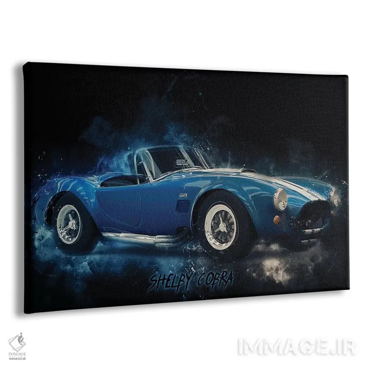 تابلو شلبی کبرا (ماشین) اثر دورو آرت (استودیو هنری) - نمای پرسپکتیو محصول