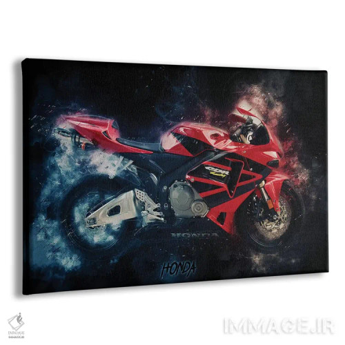 تابلو هوندا CBR (موتورسیکلت) اثر دورو آرت (استودیو هنری) - نمای پرسپکتیو محصول