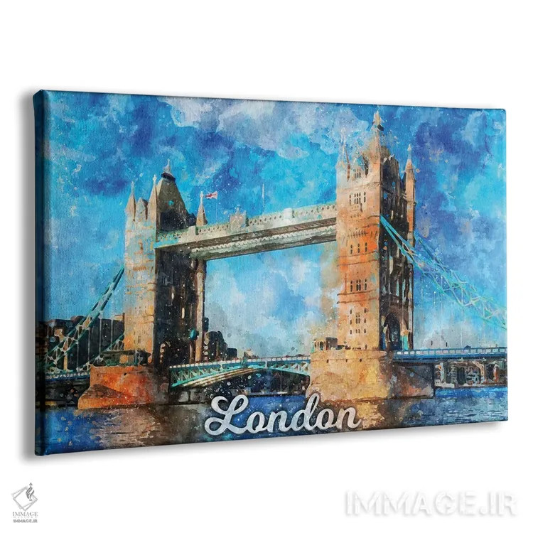 تابلو لندن اثر دورو آرت (استودیو هنری) - نمای پرسپکتیو محصول