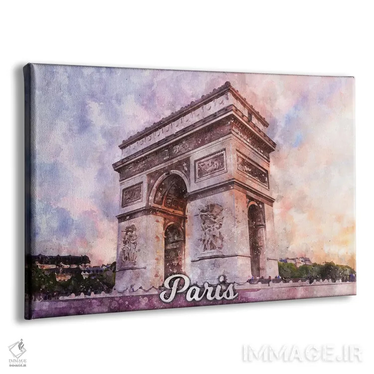 تابلو پاریس II اثر دورو آرت (استودیو هنری) - نمای پرسپکتیو محصول