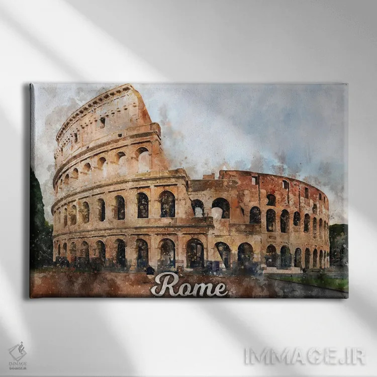 تابلو رم اثر دورو آرت (استودیو هنری) - نمای روبهرو روی دیوار