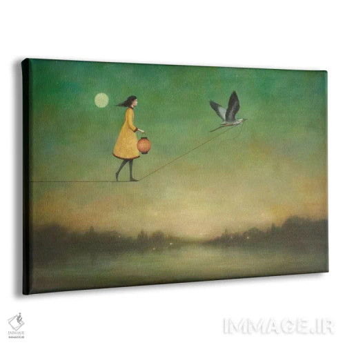 تابلو ماجراجویی ماه آبی اثر دوی هوین - نمای پرسپکتیو محصول