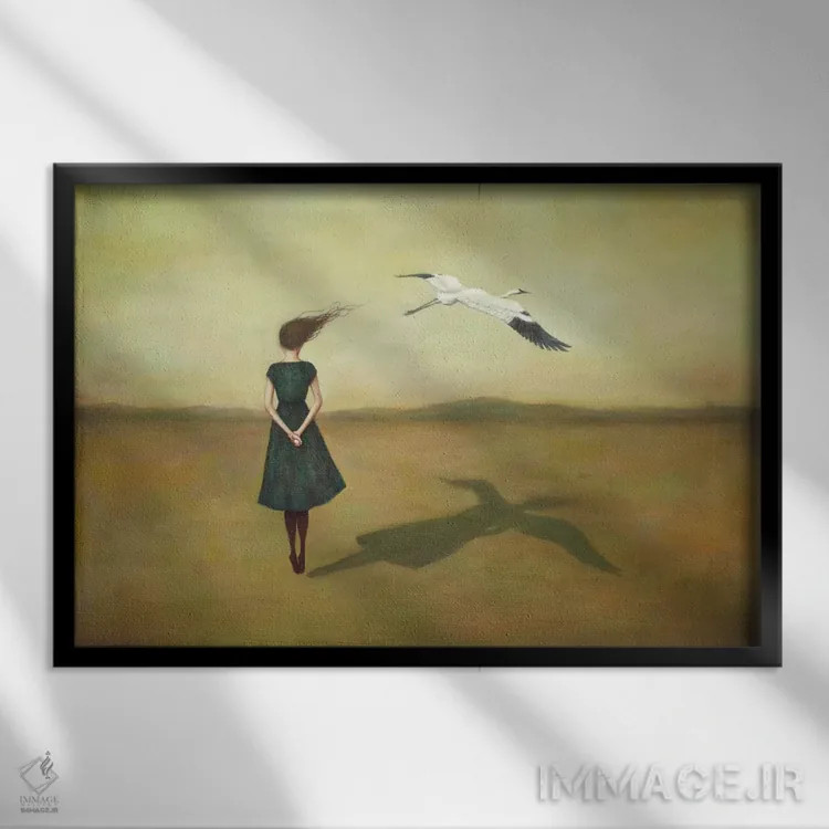 تابلو کشف پرستاره اثر دوی هوین - نمای قابدار مشکی