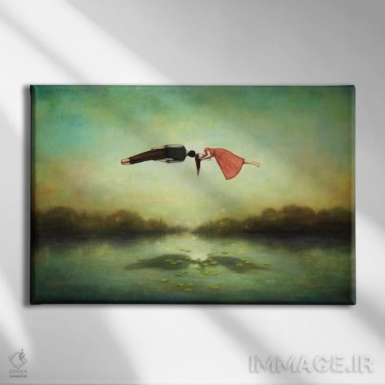 تابلو محل ملاقات رویاپردازان اثر دوی هوین - نمای روبهرو روی دیوار