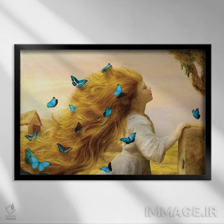 تابلو شکوه گشودهشونده اثر دیوگو وریسیمو - نمای قابدار مشکی