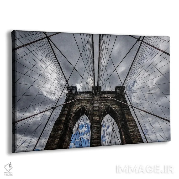 تابلو خطوط بروکلین اثر دیوید گارباورر - نمای پرسپکتیو محصول