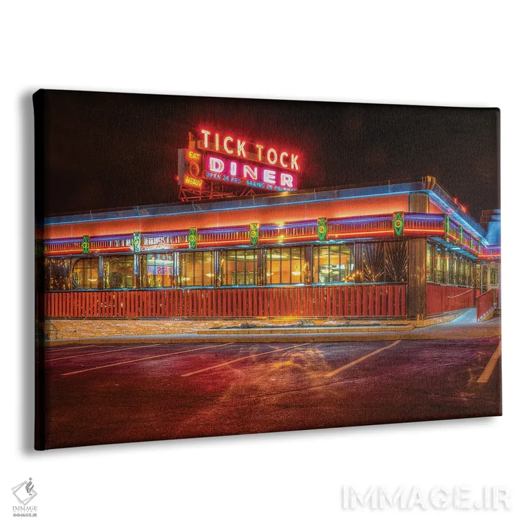 تابلو رستوران سلفسرویس اثر دیوید گارباورر - نمای پرسپکتیو محصول