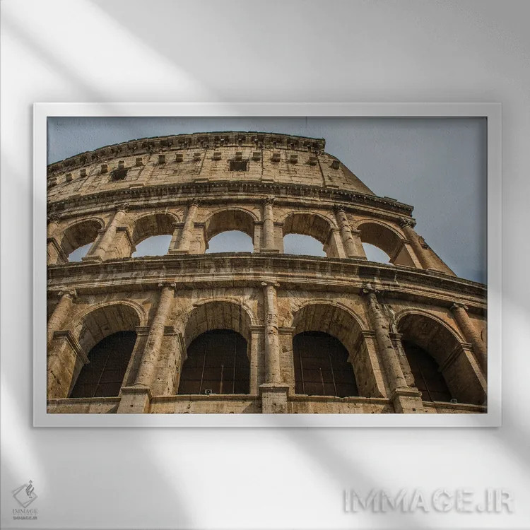 تابلو کلوسیوم ۲ اثر دیوید گارباورر - نمای قابدار سفید