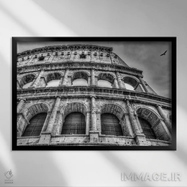 تابلو کلوسیوم (رُم) اثر دیوید گارباورر - نمای قابدار مشکی