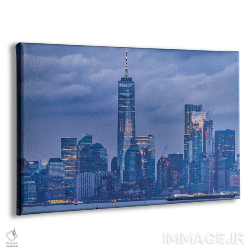 تابلو منهتن پایین اثر دیوید گارباورر - نمای پرسپکتیو محصول