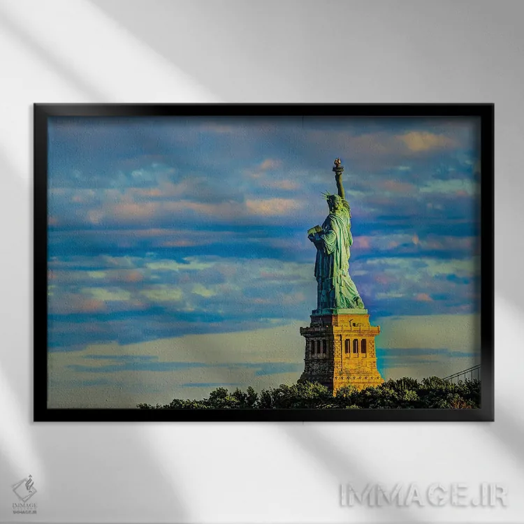 تابلو به روز خوش آمد بگو اثر دیوید گارباورر - نمای قابدار مشکی