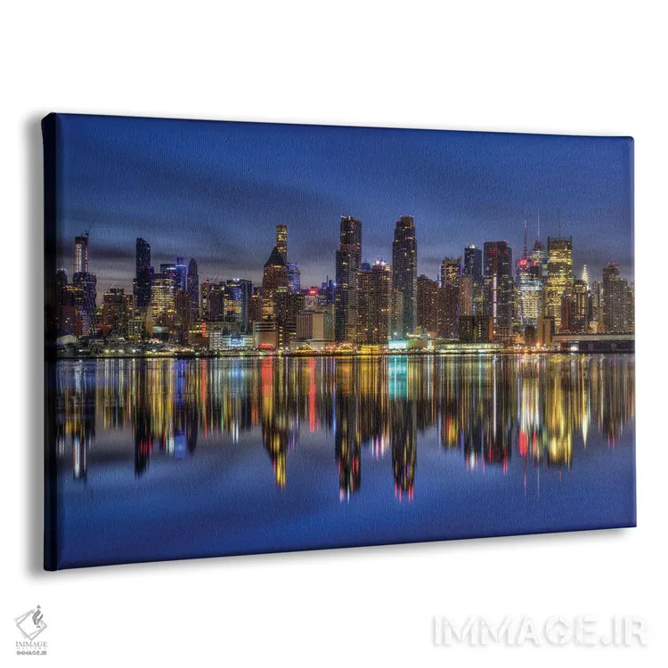 تابلو شهر آینهای اثر دیوید گارباورر - نمای پرسپکتیو محصول