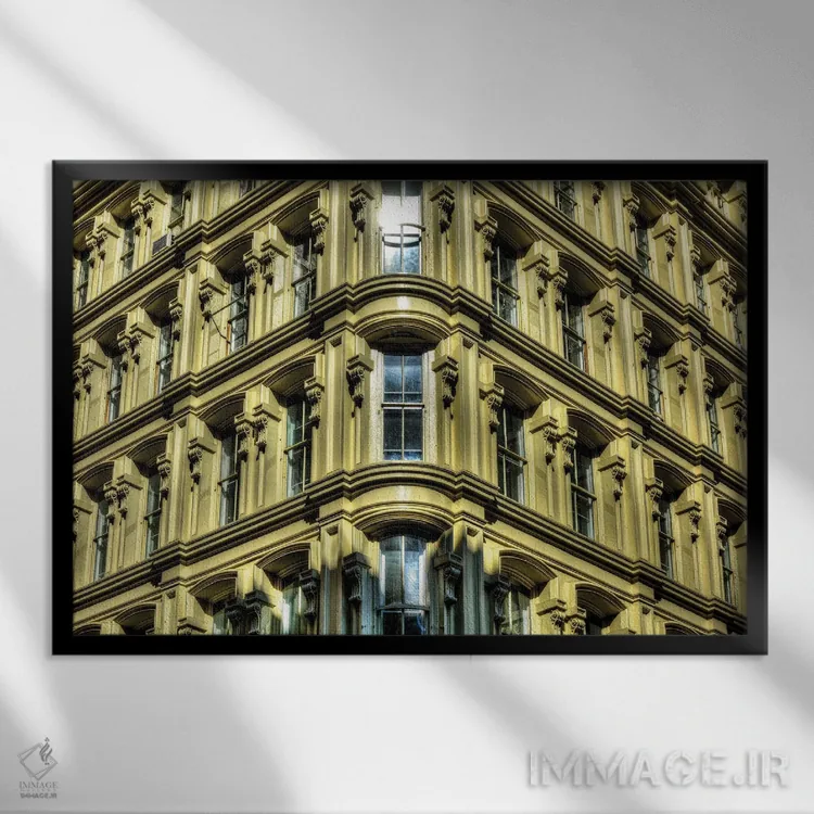 تابلو الگوها ۲ اثر دیوید گارباورر - نمای قابدار مشکی