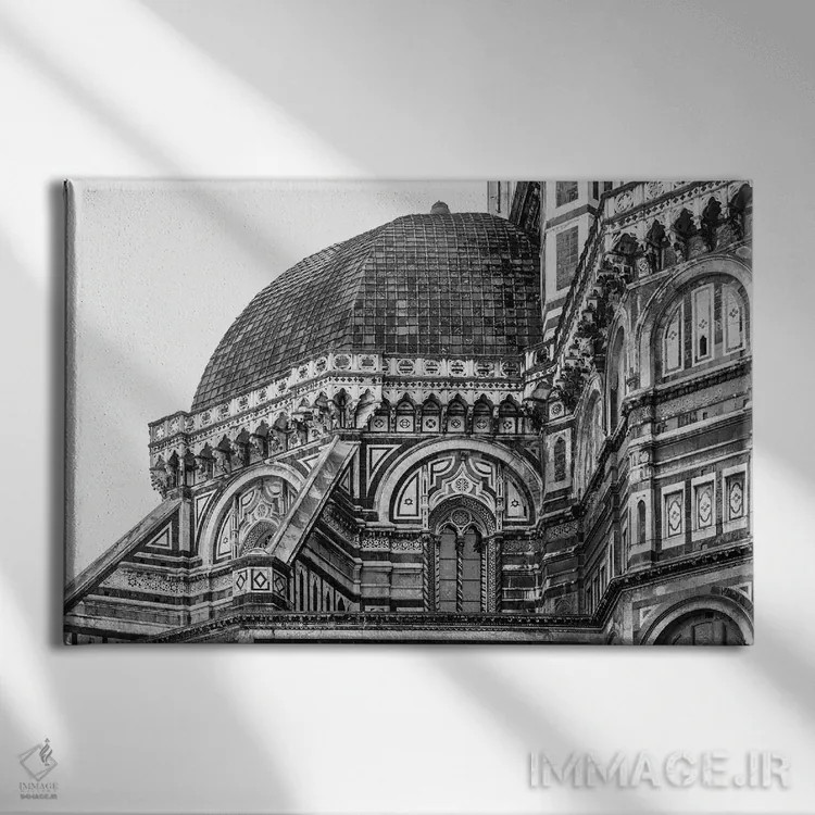 تابلو رُم (ایتالیا) اثر دیوید گارباورر - نمای روبهرو روی دیوار