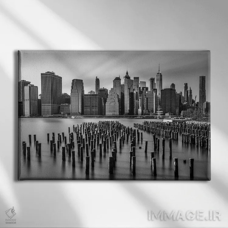 تابلو دکلها اثر دیوید گارباورر - نمای روبهرو روی دیوار
