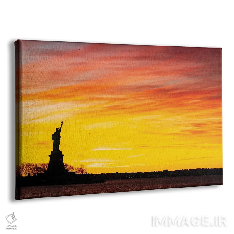 تابلو خوشآمد غروب اثر دیوید گارباورر - نمای پرسپکتیو محصول