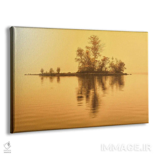 تابلو جزیره طلایی اثر دیوید گارباورر - نمای پرسپکتیو محصول