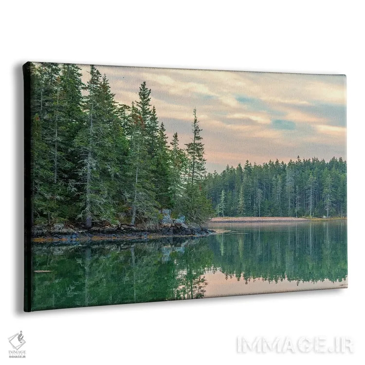 تابلو آرامش مِین (ایالت مین) اثر دیوید گارباورر - نمای پرسپکتیو محصول