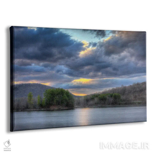 تابلو غروب رینگوود (نام مکان) اثر دیوید گارباورر - نمای پرسپکتیو محصول